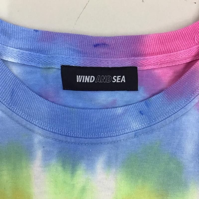 ウィンダンシー WIND AND SEA カットソー 長袖 長袖カットソー クルーネックカットソー ロングスリーブカットソー プリントTシャツ L プリント X ロゴ、文字 マルチカラー / マルチカラー /  メンズ USED 古着 中古 10121429