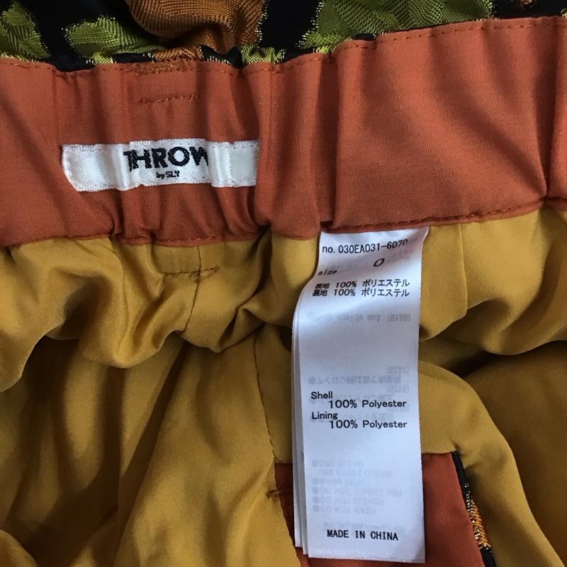 スローバイスライ THROW by SLY パンツ ワークパンツ、ペインターパンツ 030ea031-6070 GIRAFFEJACQARDTAPEREDパンツ カジュアルパンツ 0 総柄 マルチカラー / マルチカラー /  レディース USED 古着 中古 10113832