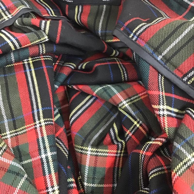 ザラ ZARA スカート ロングスカート 4886 248 800 ベルト付き XS チェック マルチカラー / マルチカラー /  レディース USED 古着 中古 10111422