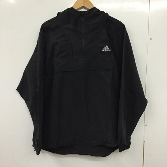 アディダス adidas ジャケット、上着 ジャンパー、ブルゾン HD0074 PRSVE アノラック L 無地 X ロゴ、文字 黒 / ブラック /  メンズ USED 古着 中古 10137013