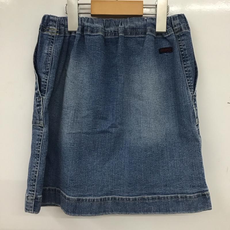 グラミチ GRAMICCI スカート ミニスカート 120cm 無地 水色 / ライトブルー /  ガールズ USED 古着 中古 10140373