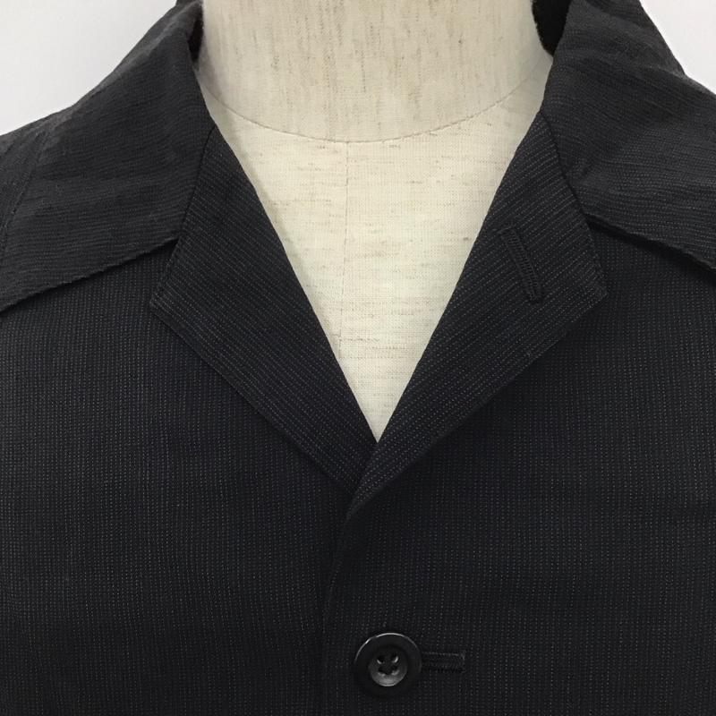 ヨウジヤマモト Yohji Yamamoto ジャケット、上着 ジャケット、ブレザー カジュアルジャケット カラージャケット ポケットジャケット アウター durban L 無地 黒 / ブラック /  メンズ USED 古着 中古 10106755