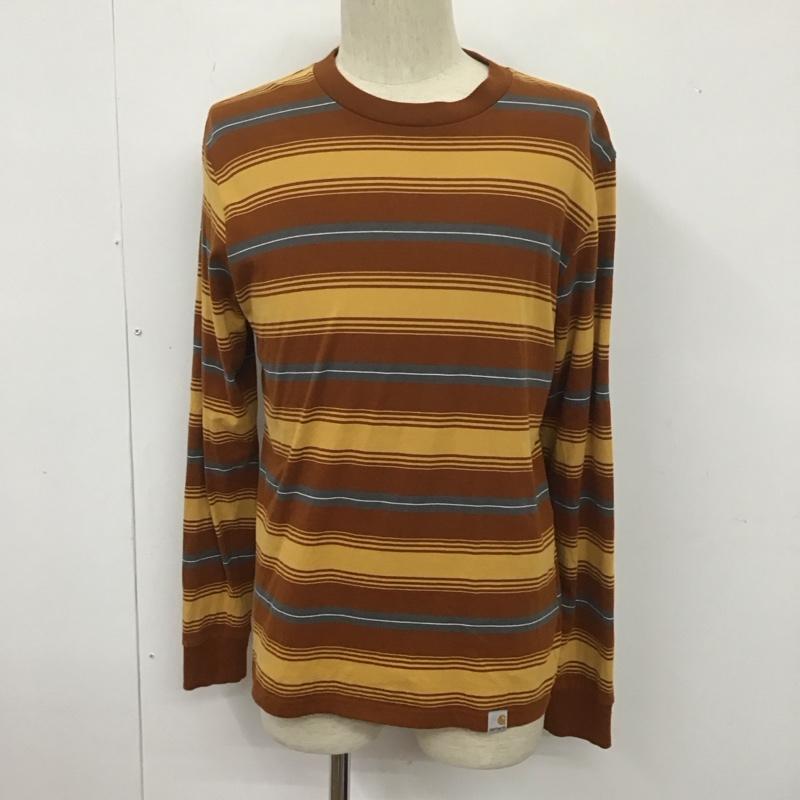カーハート Carhartt Tシャツ 長袖 ボーダー S ボーダー柄 マルチカラー / マルチカラー /  メンズ USED 古着 中古 10108168