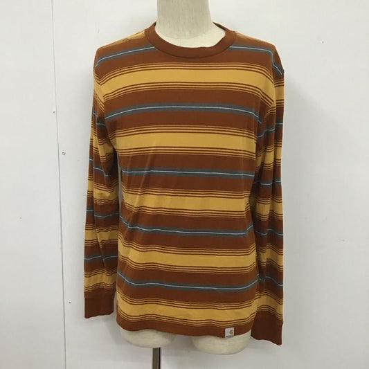 カーハート Carhartt Tシャツ 長袖 ボーダー S ボーダー柄 マルチカラー / マルチカラー /  メンズ USED 古着 中古 10108168