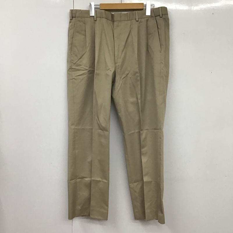 ランズエンド LANDS END パンツ チノパン チノパン カジュアルパンツ ワイドパンツ ストレートパンツ 無地 ベージュ / ベージュ /  メンズ USED 古着 中古 10108463