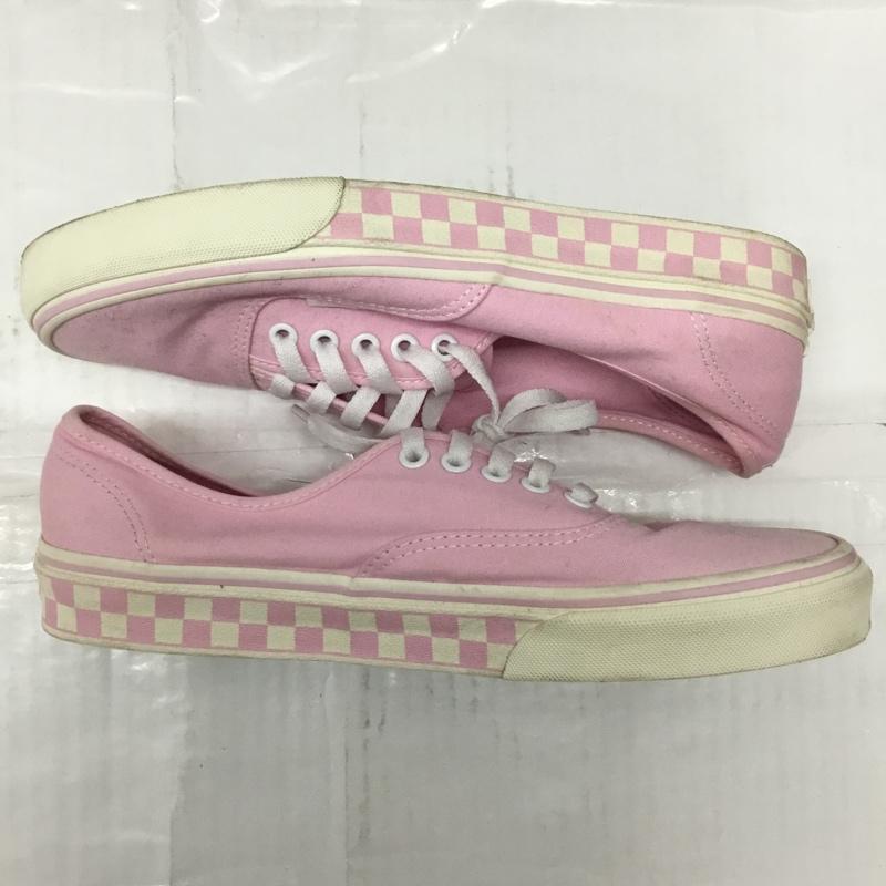 バンズ VANS スニーカー スニーカー 721277 26.5cm チェック 26.5cm ロゴ、文字 桃 / ピンク /  メンズ USED 古着 中古 10106528