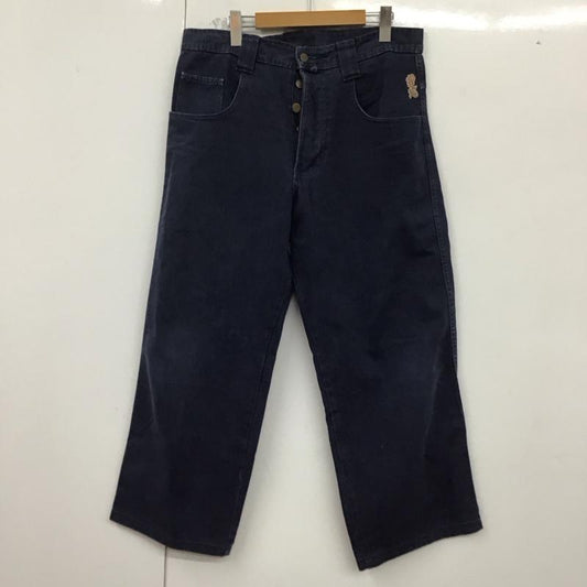 古着 USED パンツ デニム、ジーンズ ワイドパンツ カジュアルパンツ ワークパンツ デニムパンツ XL 無地 紺 / ネイビー /  メンズ USED 古着 中古 10128783