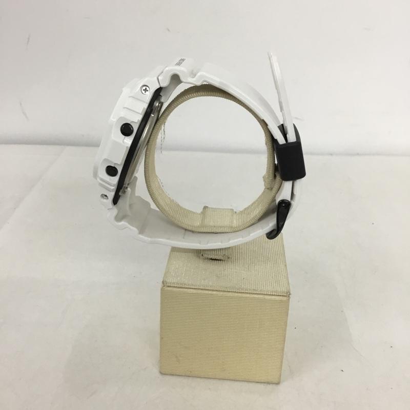 ジーショック G-SHOCK 腕時計 デジタル GWX-5600C スポーツ ソーラー電波 G-LIDE ロゴ、文字 白 / ホワイト /  メンズ USED 古着 中古 10144347