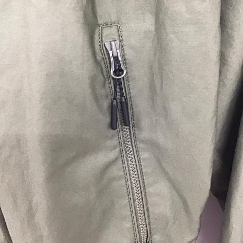 ラコステ LACOSTE ジャケット、上着 ジャケット、ブレザー ジップアップジャケット アウター ラグラン スタンドネック ロゴ、文字 カーキ / カーキ /  メンズ USED 古着 中古 10133237