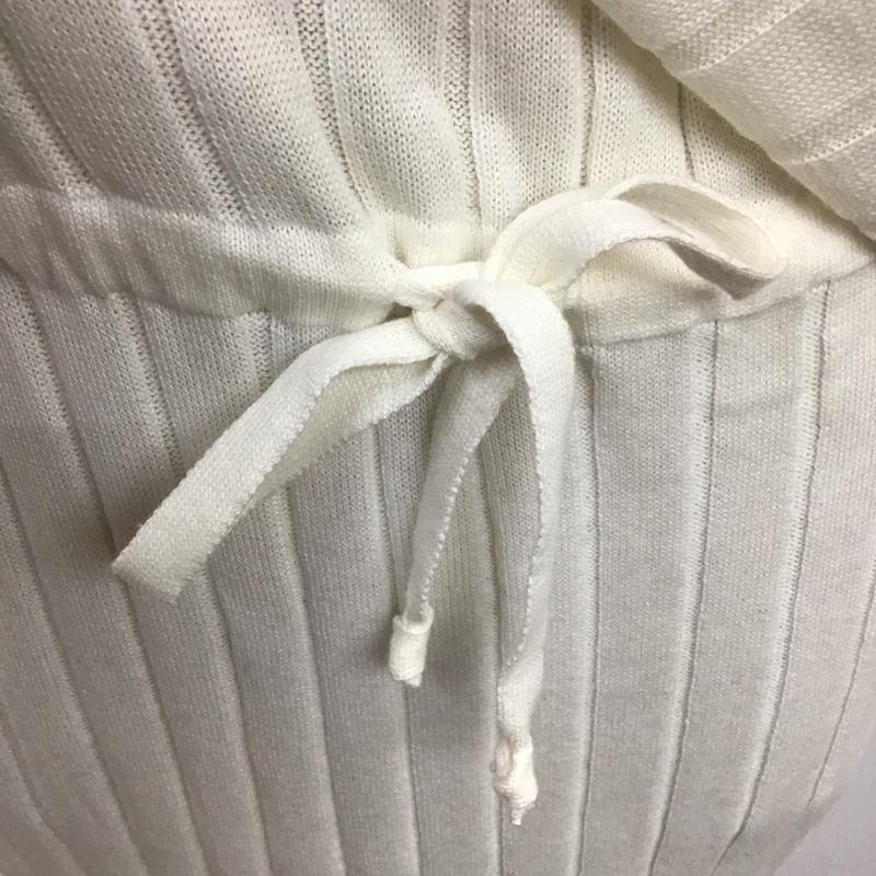 ブロードゥリー&コー Broderie & Co ワンピース ロングスカート NL61OP7035SM ワイドリブニットOP タグ付き 36 無地 白 / ホワイト /  レディース USED 古着 中古 10106722