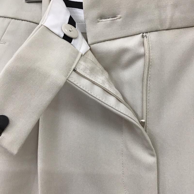 ザラ ZARA パンツ スラックス 8372 324 251 ワイドパンツ タック S 無地 アイボリー / アイボリー /  レディース USED 古着 中古 10118457