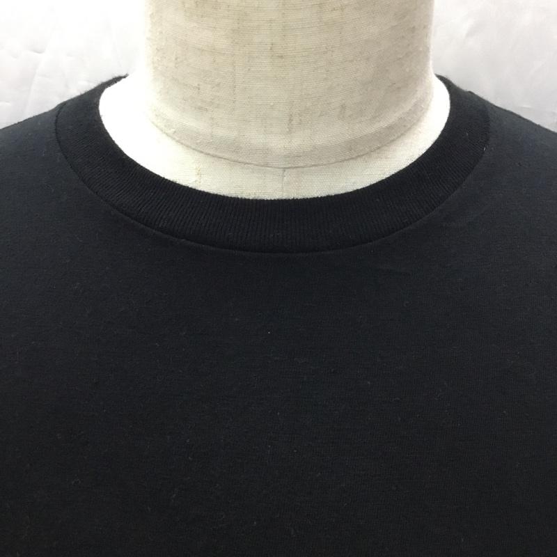 チルトザオーセンティックス tilt The authentics Tシャツ 半袖 半袖カットソー プリントTシャツ クルーネックカットソー 2 無地 黒 / ブラック /  メンズ USED 古着 中古 10112331