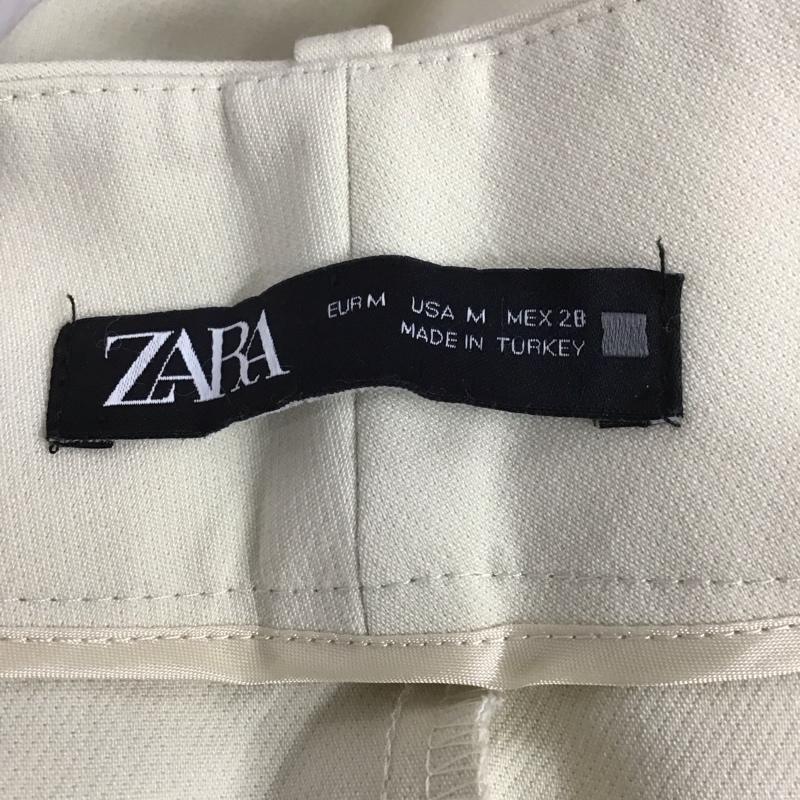 ザラ ZARA パンツ スラックス M 無地 オフホワイト / オフホワイト /  レディース USED 古着 中古 10129665