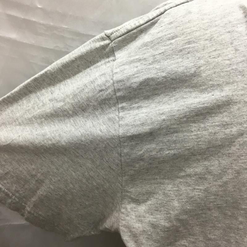 ブルーブルー BLUE BLUE Tシャツ 半袖 アンカーワッペンプリント XL プリント 灰 / グレー /  メンズ USED 古着 中古 10111352