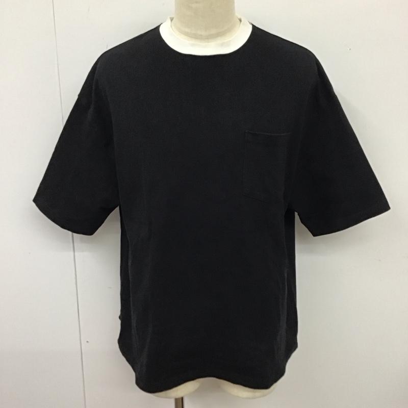 フリークスストア FREAK S STORE Tシャツ 半袖 半袖カットソー 無地Tシャツ クルーネックカットソー L 無地 黒 / ブラック /  メンズ USED 古着 中古 10115147