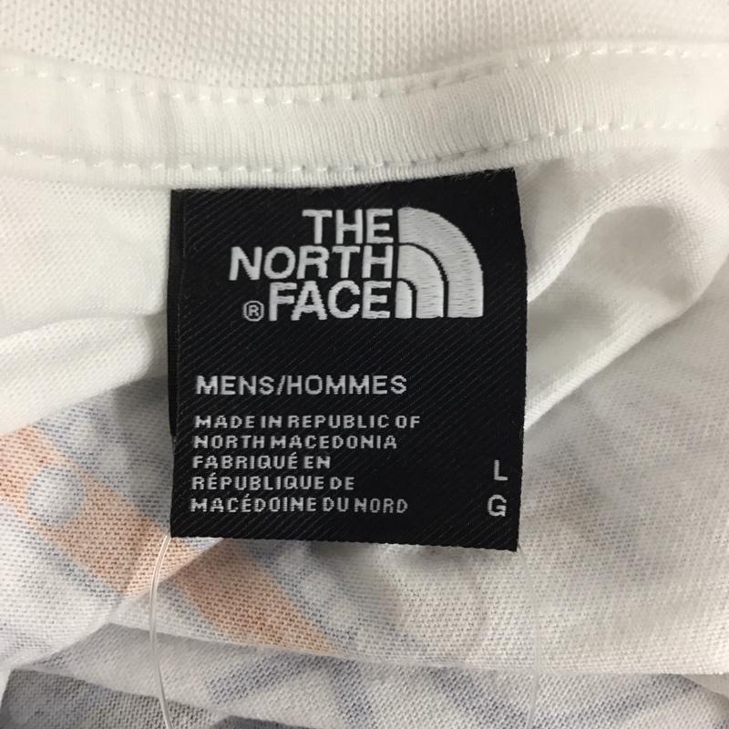 ザノースフェイス THE NORTH FACE Tシャツ 半袖 NF0A87NUFN41 L ロゴ、文字 X プリント 白 / ホワイト /  メンズ USED 古着 中古 10132505