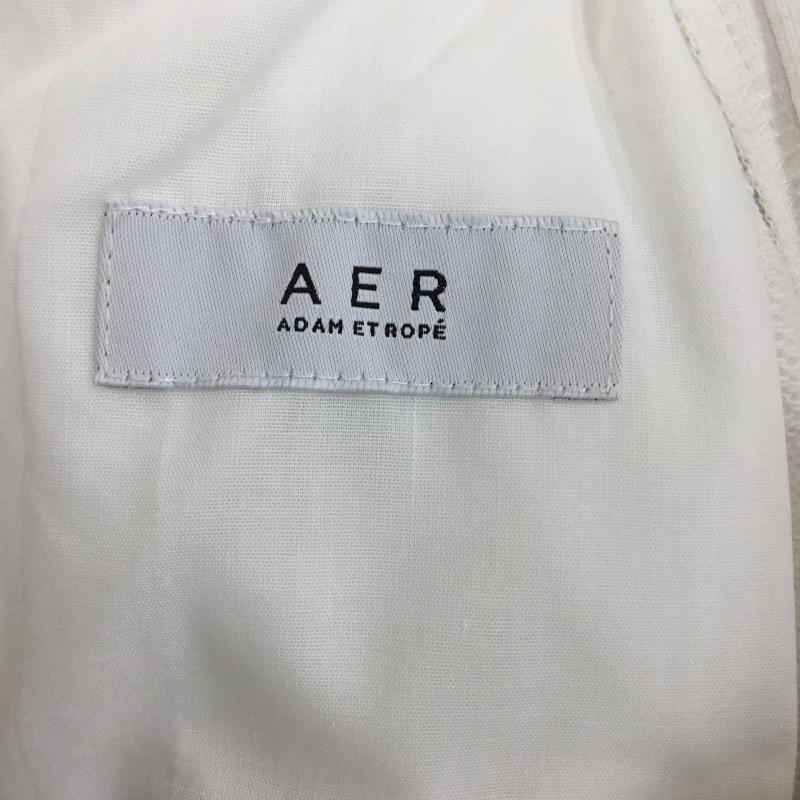 アダムエロペ ADAM ET ROPE  パンツ ワークパンツ、ペインターパンツ GMS-25010 2タック ワイドルーズ ドカンパンツ バギーパンツ M 無地 白 / ホワイト /  メンズ USED 古着 中古 10140184