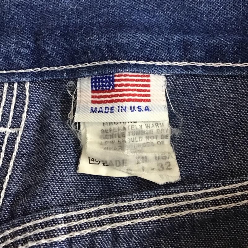 ポインター POINTER パンツ デニム、ジーンズ デニムパンツ ストレートパンツ ワイドパンツ カジュアルパンツ 32インチ 無地 インディゴ / インディゴ /  メンズ USED 古着 中古 10116398