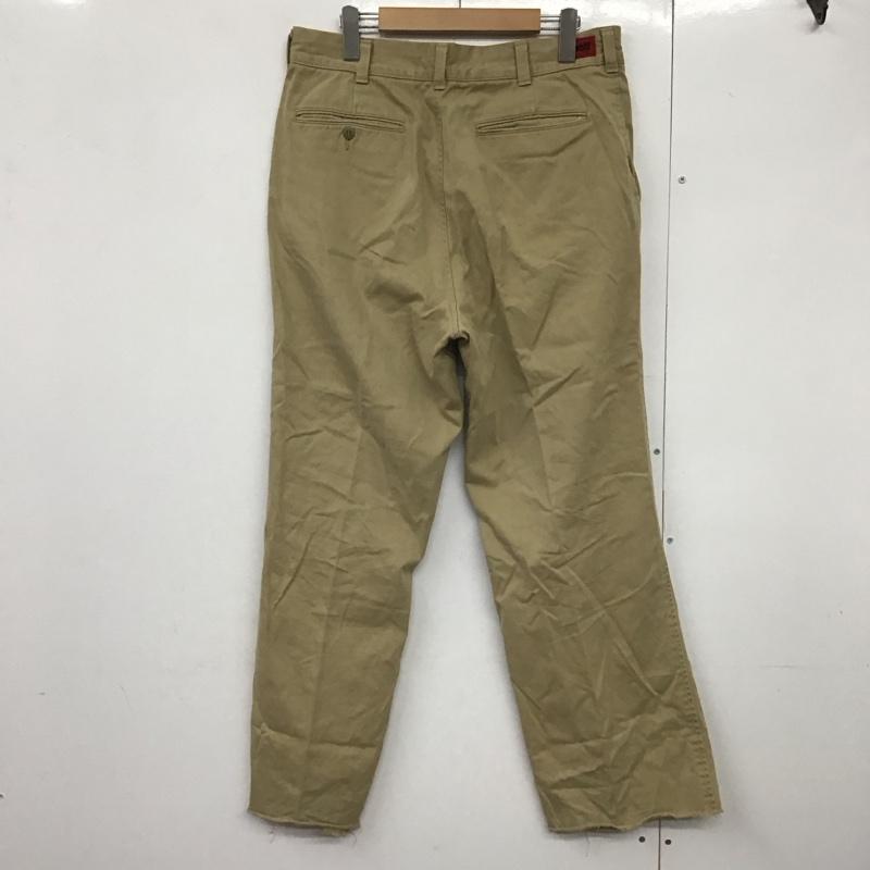 ショット schott パンツ チノパン チノパン ワイドパンツ カジュアルパンツ 33インチ 無地 ベージュ / ベージュ /  メンズ USED 古着 中古 10140462
