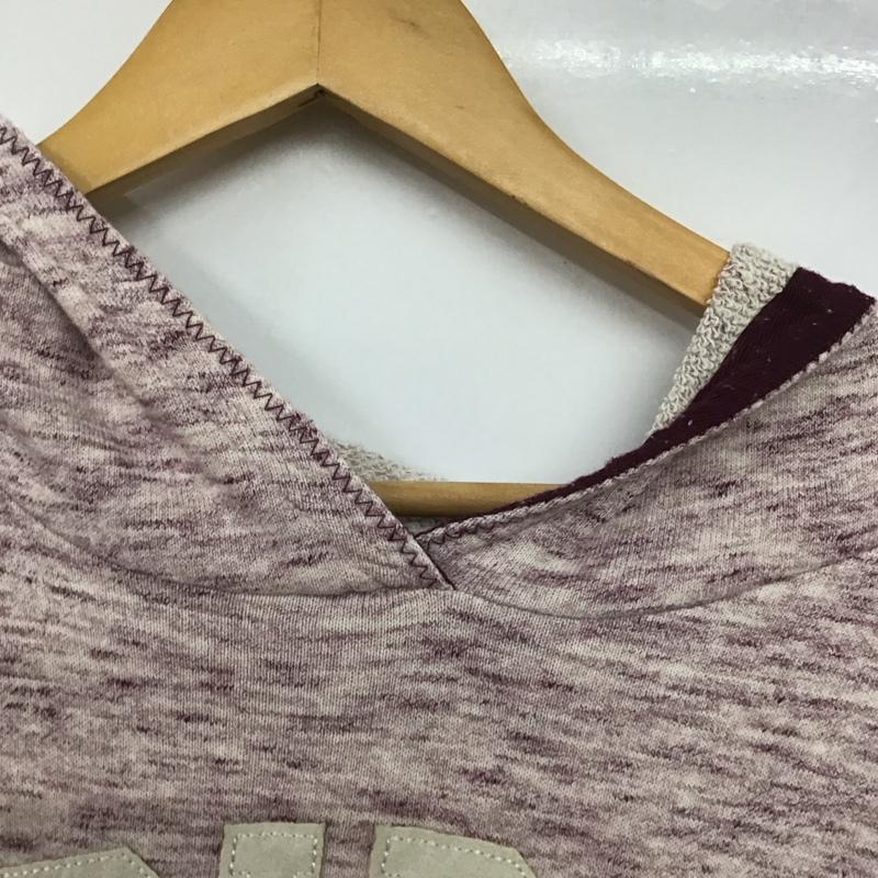 アディダス adidas パーカー 半袖 L 無地 マルチカラー / マルチカラー /  レディース USED 古着 中古 10144559