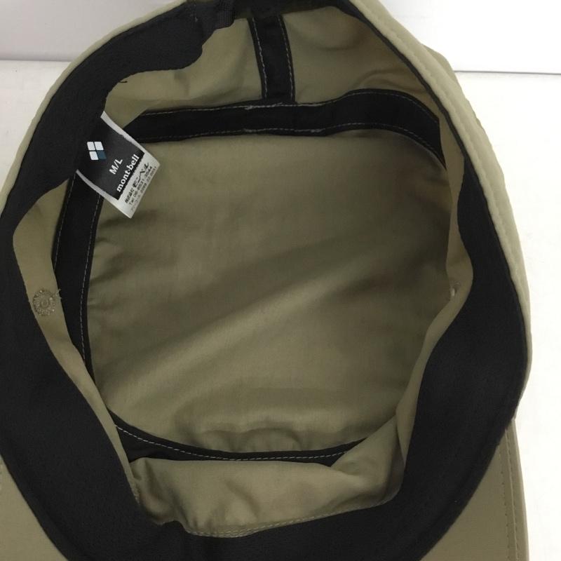 モンベル mont-bell 帽子 キャップ 1118519 O.D.ワークキャップ ロゴ、文字 ベージュ / ベージュ /  メンズ USED 古着 中古 10140608