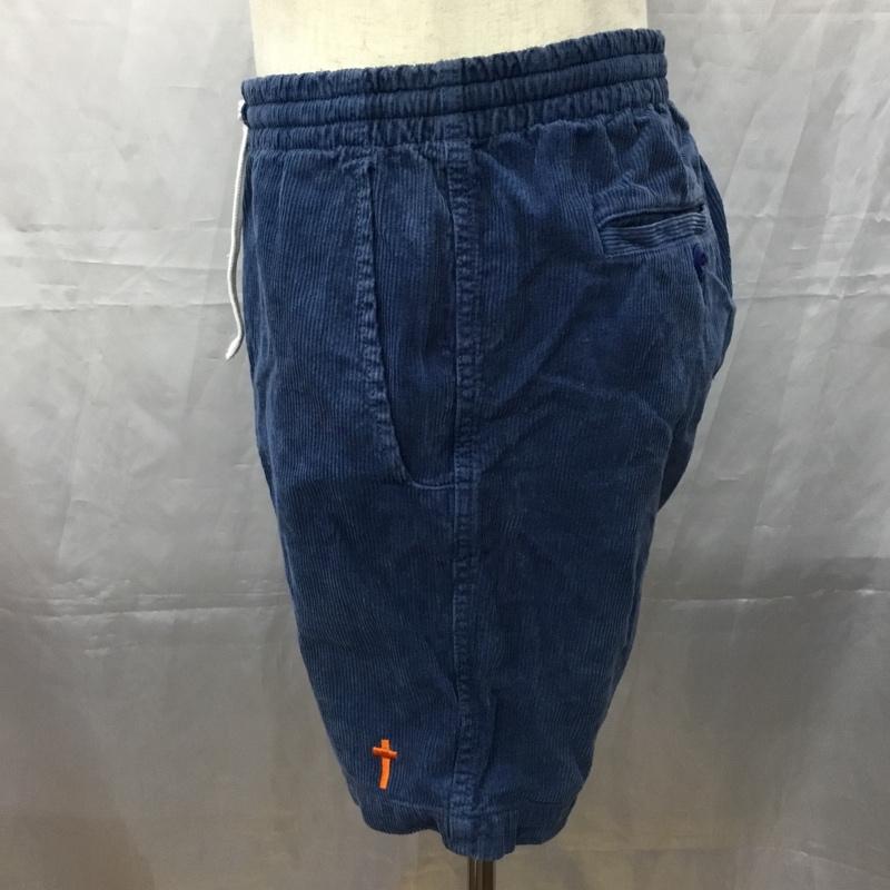 トニータイズサン TONY TAIZSUN パンツ ショートパンツ 17SP-041 コーデュロイ M ワンポイント 青 / ブルー /  メンズ USED 古着 中古 10111353