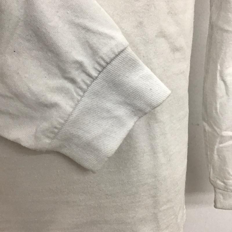 パタゴニア patagonia カットソー 長袖 長袖カットソー クルーネックカットソー ロングスリーブカットソー プリントTシャツ XS ロゴ、文字 白 / ホワイト /  メンズ USED 古着 中古 10124514