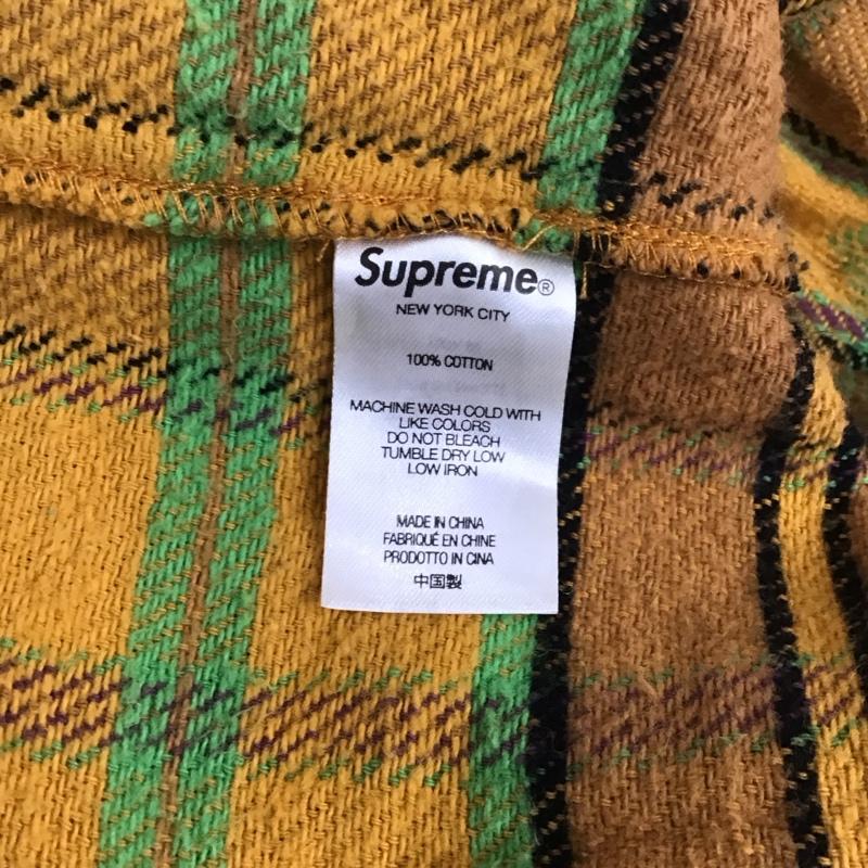 シュプリーム Supreme シャツ、ブラウス 長袖 SS23 PulloverPlaidFlannelShirt 長袖チェックシャツ M チェック マルチカラー / マルチカラー /  メンズ USED 古着 中古 10119131