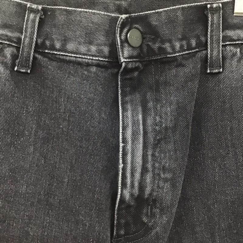 カーハート Carhartt パンツ デニム、ジーンズ デニムパンツ ワイドパンツ カジュアルパンツ カーゴパンツ 30インチ 無地 黒 / ブラック /  メンズ USED 古着 中古 10142982