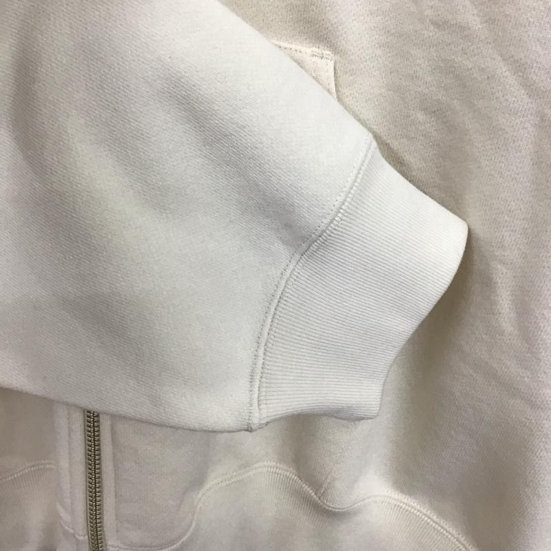 ラッセルアスレティック Russell Athletic パーカー 長袖 ジップアップパーカー 長袖パーカー カジュアルジャケット xlarge XL ロゴ、文字 オフホワイト / オフホワイト /  メンズ USED 古着 中古 10132167