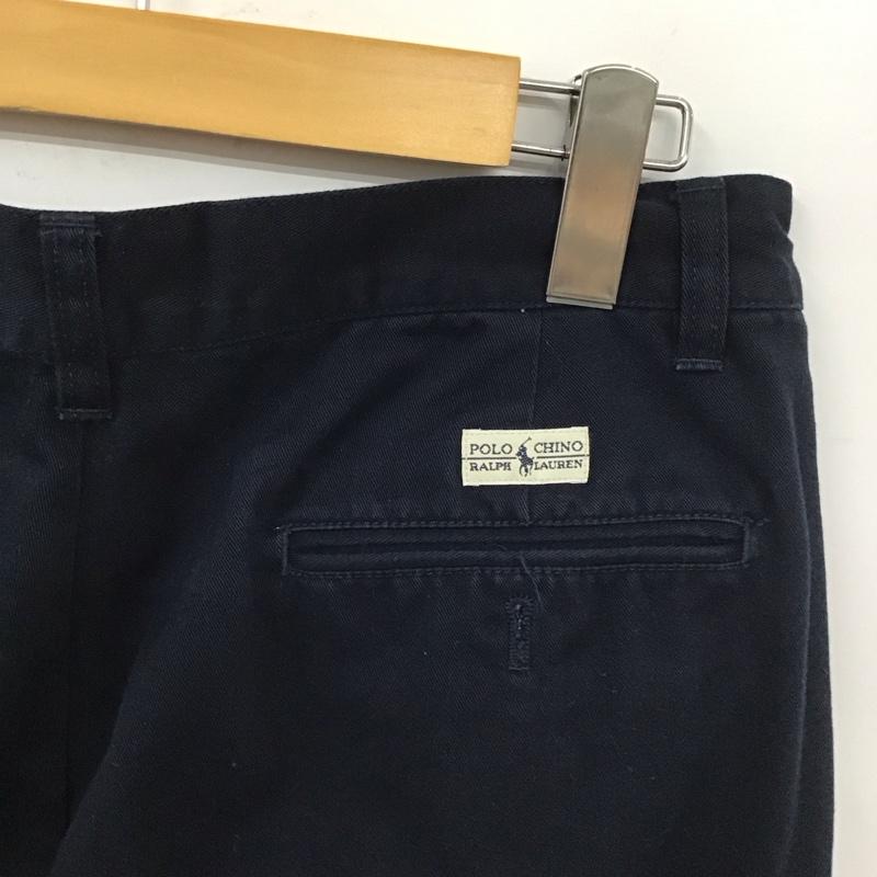 ポロバイラルフローレン Polo by RALPH LAUREN パンツ チノパン チノパン カジュアルパンツ ワイドパンツ ストレートパンツ 32インチ 無地 紺 / ネイビー /  メンズ USED 古着 中古 10112803