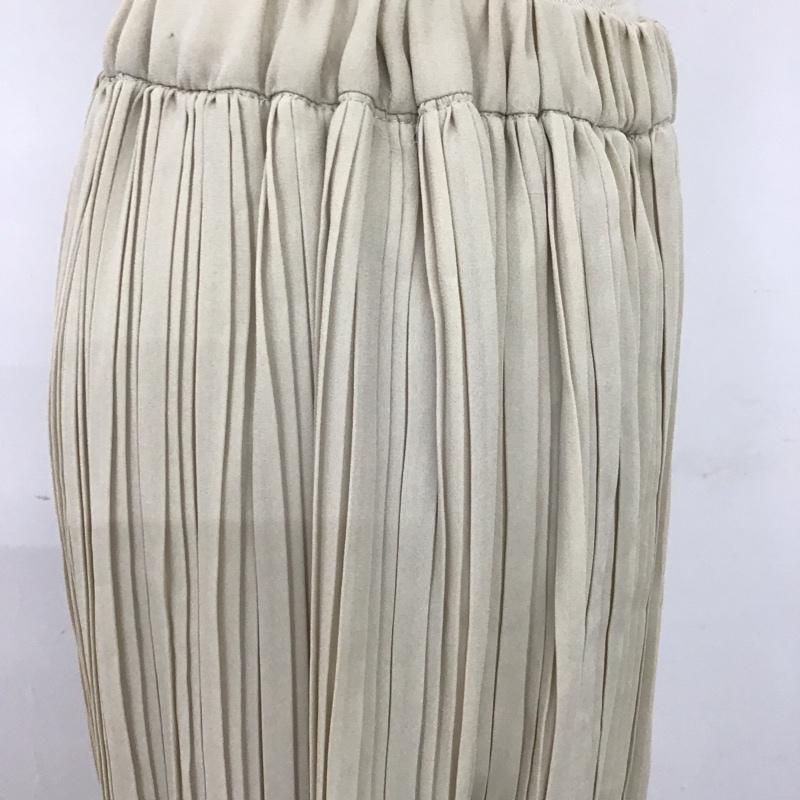 ローリーズファーム LOWRYS FARM スカート ロングスカート LF520041TK プリーツスカート FREE 無地 アイボリー / アイボリー /  レディース USED 古着 中古 10107508
