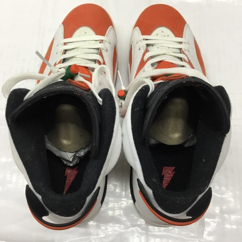 ナイキ NIKE スニーカー スニーカー 384664-145 AIR JORDAN 6 RETRO GATORADE 27.5cm 箱有 27.5cm ロゴ、文字 白 / ホワイト / X 黒 / ブラック / X 橙 / オレンジ /  メンズ USED 古着 中古 10111973