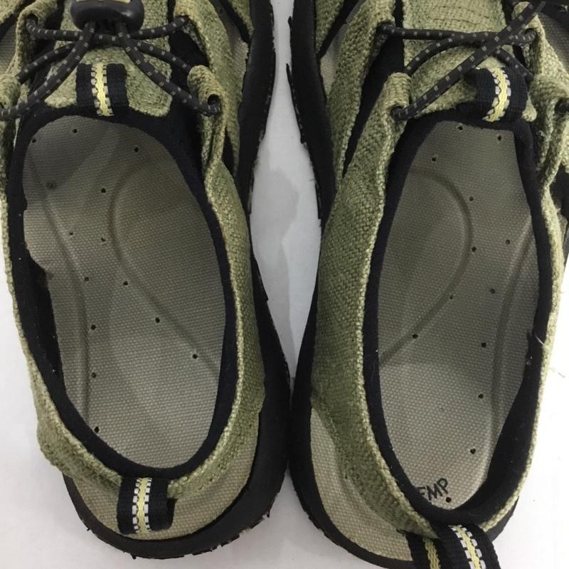 キーン KEEN アウトドアシューズ アウトドアシューズ Tijuana Hemp サンダル 箱有 26.5cm 26.5cm ロゴ、文字 カーキ / カーキ / X 黒 / ブラック /  メンズ USED 古着 中古 10131199