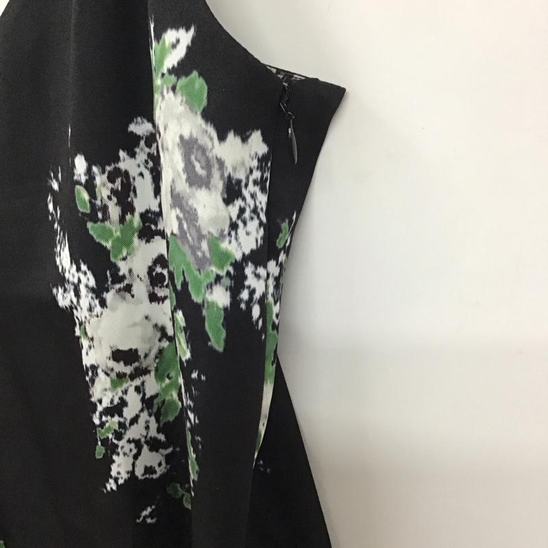 ミラオーウェン Mila Owen ワンピース ロングスカート 09WF0191038 0 総柄 黒 / ブラック /  レディース USED 古着 中古 10130516