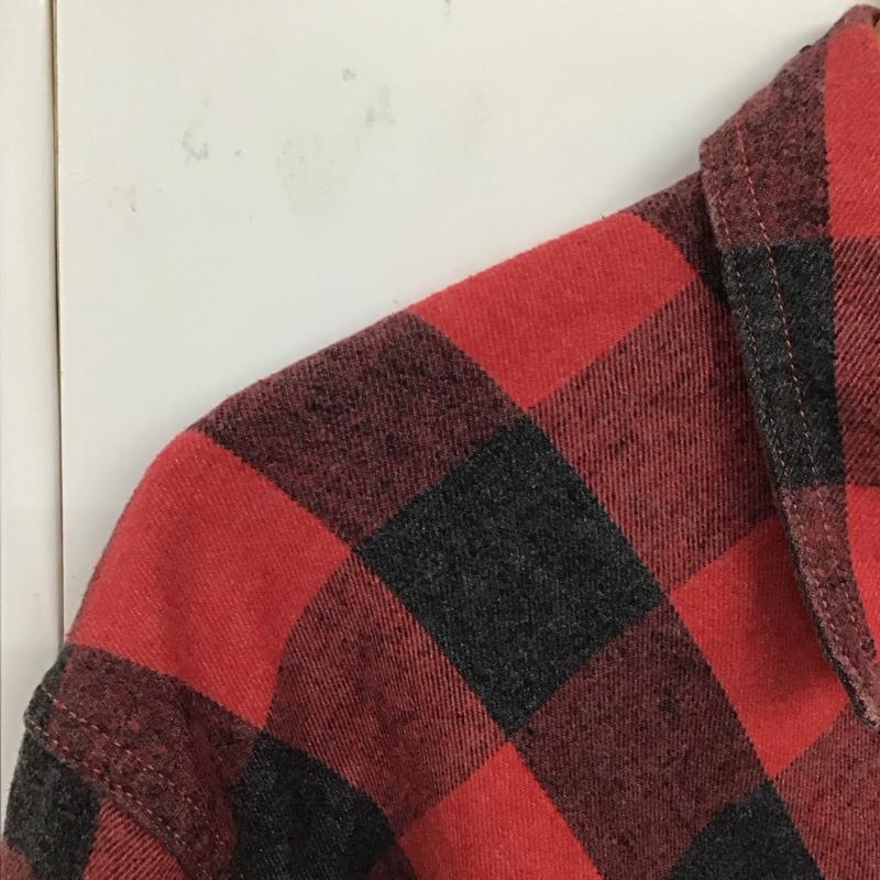 パタゴニア patagonia シャツ、ブラウス 長袖 長袖シャツ チェックシャツ カラーシャツ L チェック 赤 / レッド / X 黒 / ブラック /  メンズ USED 古着 中古 10134700