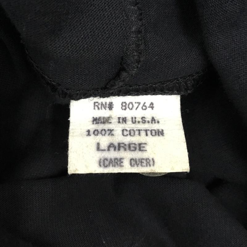 古着 USED パーカー 半袖 半袖パーカー スウェットカットソー 古着 90s orlandomagic nba L プリント 黒 / ブラック /  メンズ USED 古着 中古 10114161