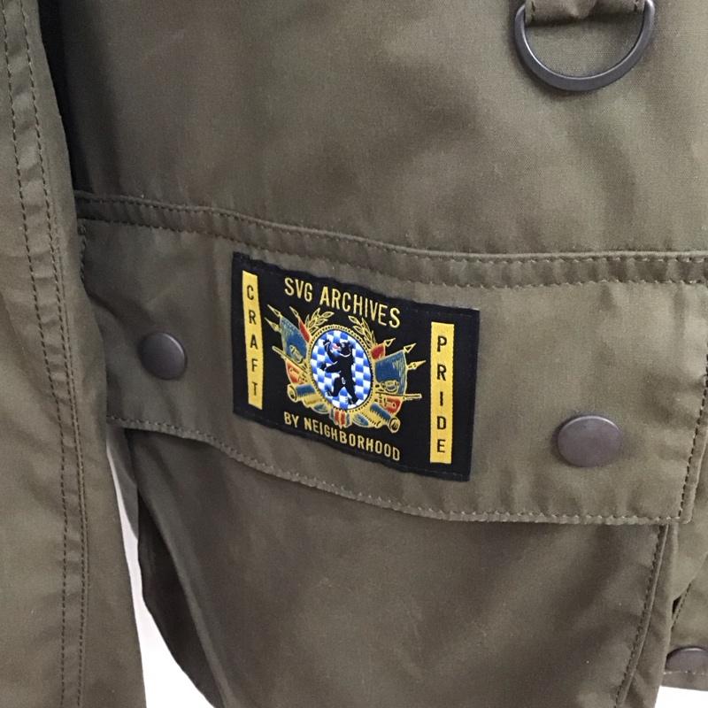ネイバーフッド NEIGHBORHOOD ジャケット、上着 ジャンパー、ブルゾン 152aqsv-jkm03 WAXSHORTJKT オイルドジャケット ジップアップジャケット 4 無地 カーキ / カーキ /  メンズ USED 古着 中古 10109305