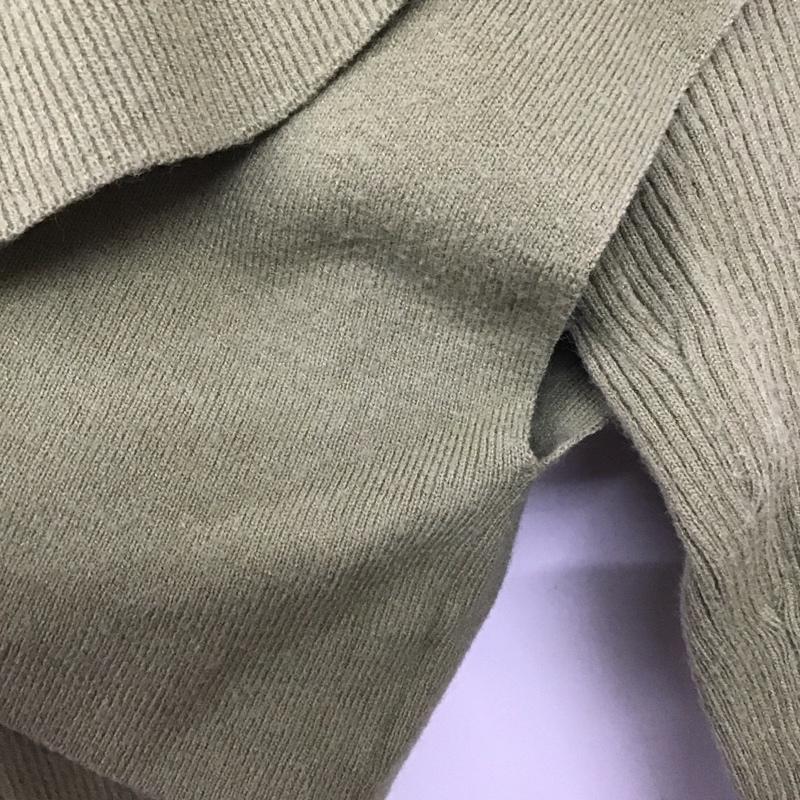 ローリーズファーム LOWRYS FARM セットアップ セットアップ lf621331ad セットアップ ニットベストフリル ２点セット FREE 無地 薄緑 / ライトグリーン /  レディース USED 古着 中古 10145475