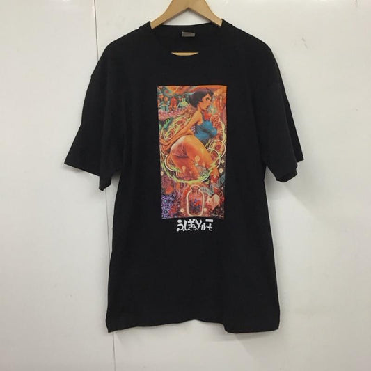 エロスティカ EROSTiKA Tシャツ 半袖 半袖カットソー プリントTシャツ クルーネックカットソー 不思議なメルモ 手塚治虫 XL プリント 黒 / ブラック /  メンズ USED 古着 中古 10134629