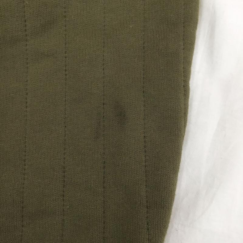 ステューシー STUSSY パーカー 長袖 ジップパーカー　VERTICAL　QUILTED　ZIP　HOODIE M ロゴ、文字 緑 / グリーン /  メンズ USED 古着 中古 10122739