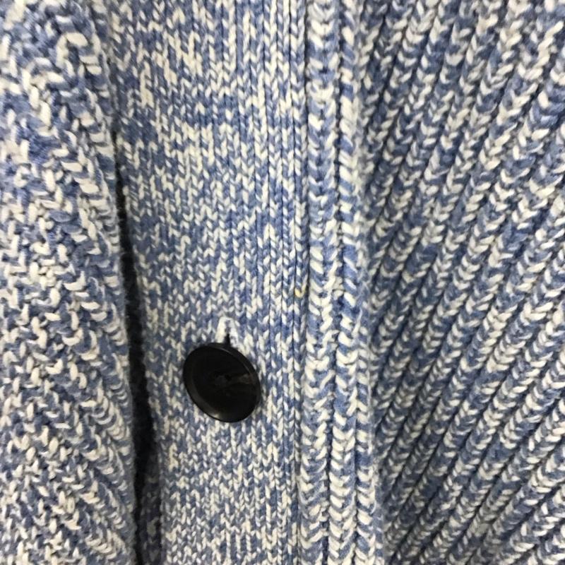 グリーンレーベルリラクシング green label relaxing カーディガン 長袖 XL 無地 水色 / ライトブルー /  メンズ USED 古着 中古 10131929