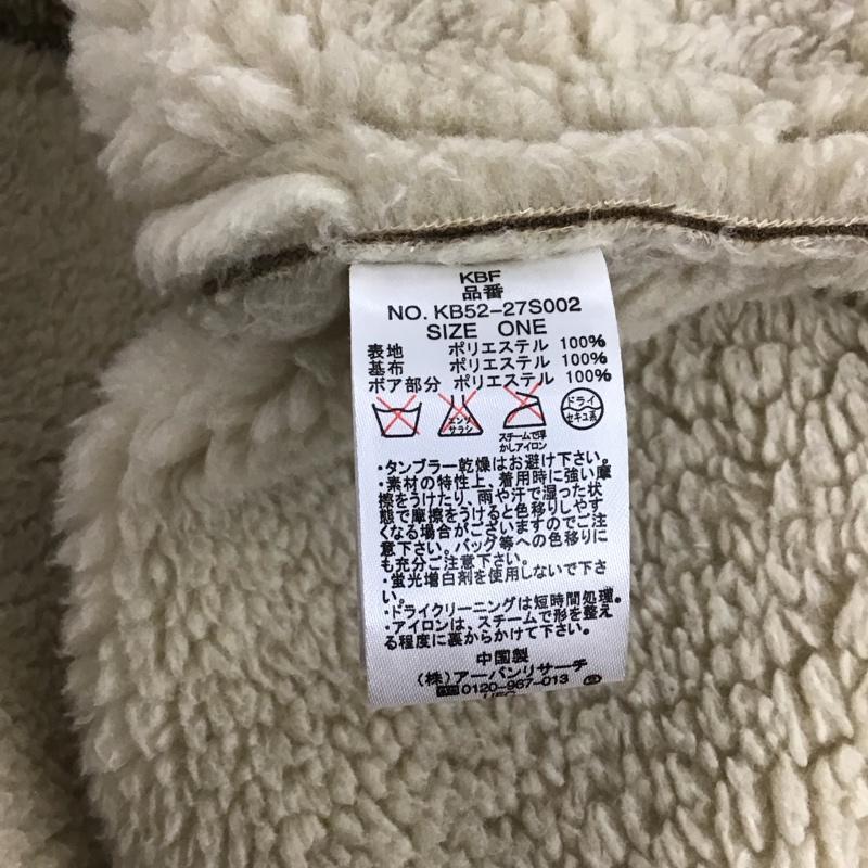 ケービーエフ KBF ジャケット、上着 ジャケット、ブレザー kb52-27s002 ロングコート フェイクムートン アウター ロゴ、文字 ベージュ / ベージュ /  レディース USED 古着 中古 10124221