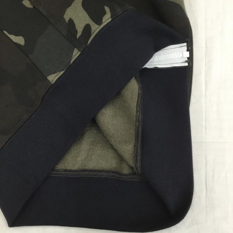 ザノースフェイス THE NORTH FACE パーカー 長袖 NT62131 ノベルティリアビューフルジップフーディ S カモフラージュ柄・迷彩 黒 / ブラック / X 緑 / グリーン /  メンズ USED 古着 中古 10140075
