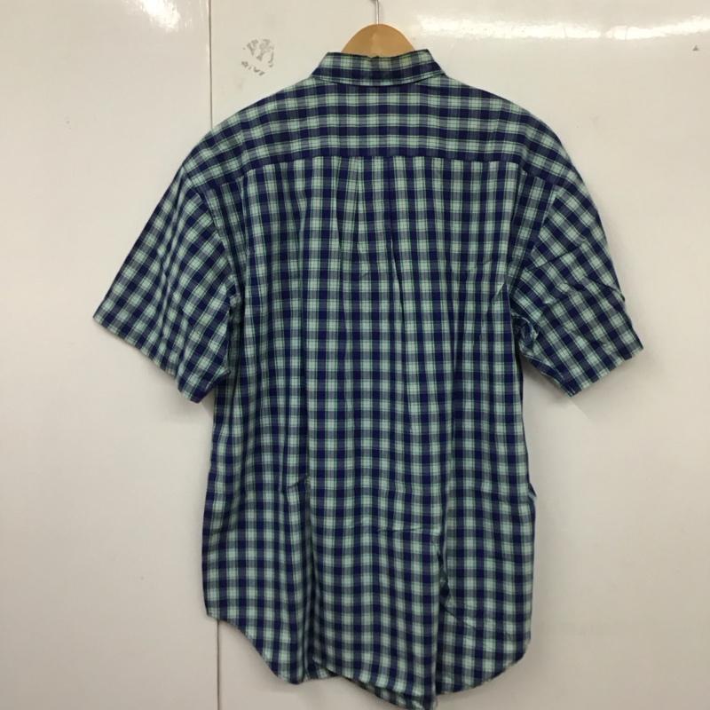ギャップ GAP シャツ、ブラウス 半袖 半袖シャツ チェックシャツ ボタンダウンシャツ L チェック マルチカラー / マルチカラー /  メンズ USED 古着 中古 10129240