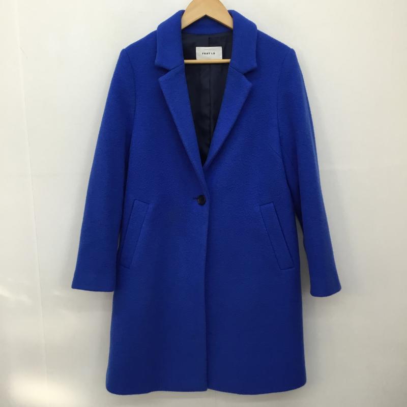 フレイ アイディー FRAY I.D コート コート一般 FWFC155002 1 無地 青 / ブルー /  レディース USED 古着 中古 10142534