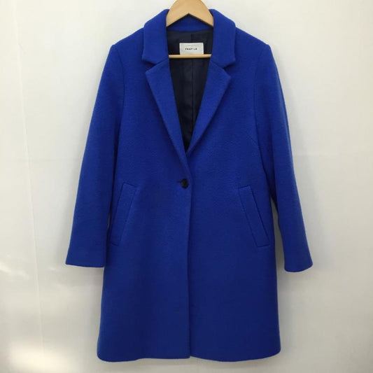 フレイ アイディー FRAY I.D コート コート一般 FWFC155002 1 無地 青 / ブルー /  レディース USED 古着 中古 10142534