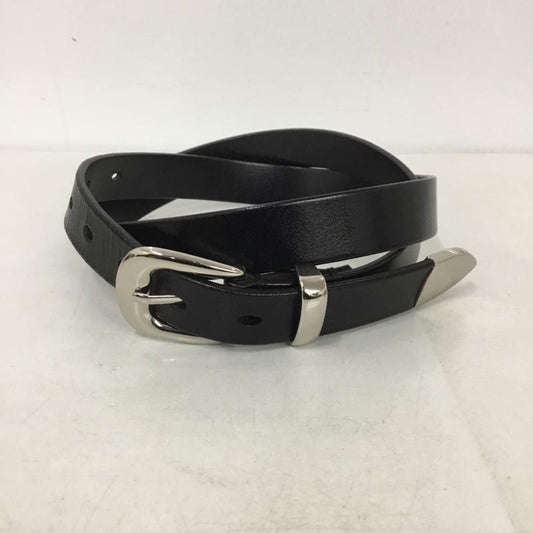 アデイインザライフ ユナイテッドアローズ A day in the life UNITED ARROWS ベルト・バックル ベルト レザー ウエスタンベルト 無地 黒 / ブラック /  メンズ USED 古着 中古 10143282