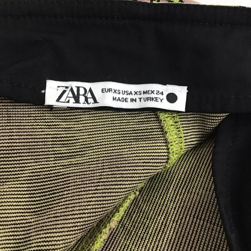 ザラ ZARA スカート ミニスカート XS 総柄 マルチカラー / マルチカラー /  レディース USED 古着 中古 10144233