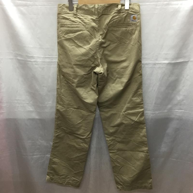 カーハート Carhartt パンツ チノパン チノパン カジュアルパンツ ワイドパンツ ストレートパンツ 29インチ 無地 ベージュ / ベージュ /  メンズ USED 古着 中古 10115782
